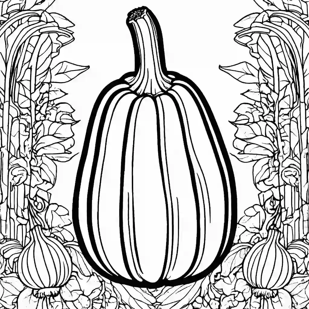 Zucchinis coloring pages